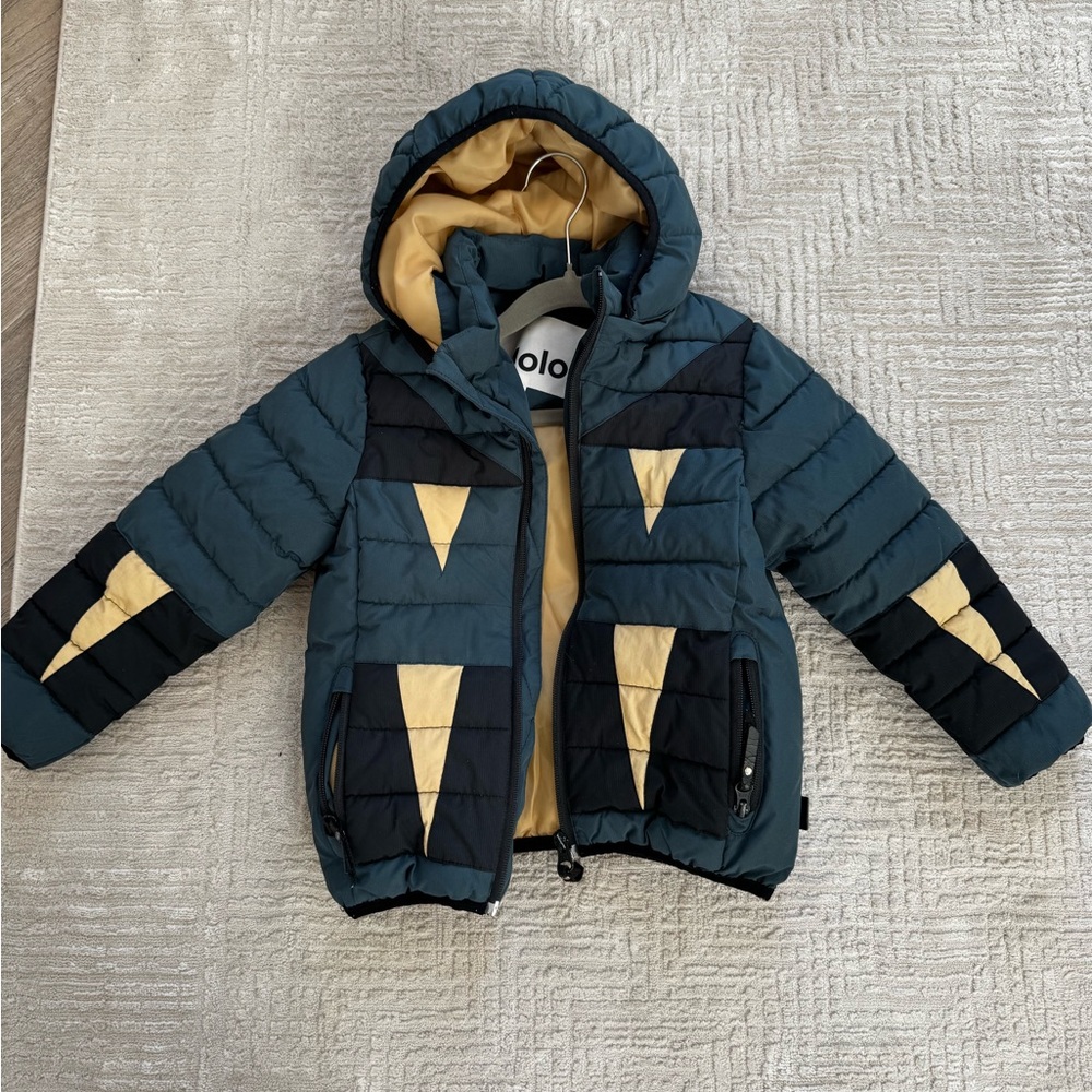 Molo' green and Black puffer
